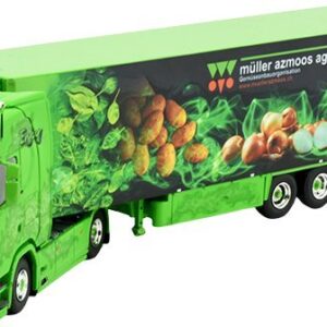 SCANA S Highline 4×2 avec remorque frigo 3 essieux MULLER LEGUMES