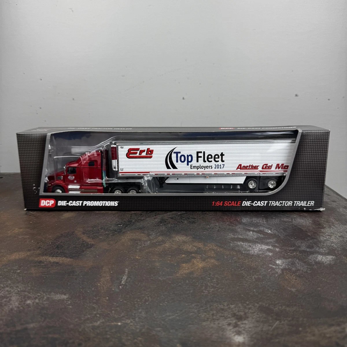 DCP ERB Top Fleet Transport 1:64 Western Star 5700XE Truck w/ Trailer #34077